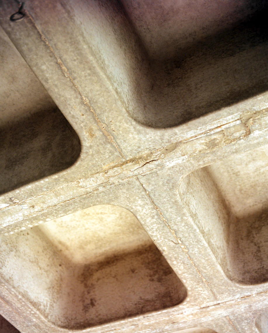 Jameel Management Centre: Corner details of the fair-faced concrete façade